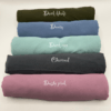 10-img-017 Rolled chiffon hijabs in dark khaki, denim, duck egg, charcoal and dusty pink