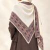 royal-modal-scarf-cream-model-hero Model wearing Alzarina Cream Royal Modal Scarf